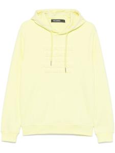 Karl Lagerfeld худи с тисненой надписью, желтый