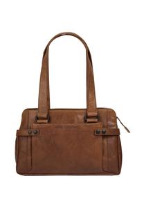 Сумочка, натуральная кожа SPIKES & SPARROW, цвет Cognac