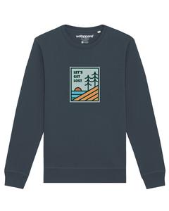Свитер Watapparel Sweatshirt Let s Get Lost, антрацит