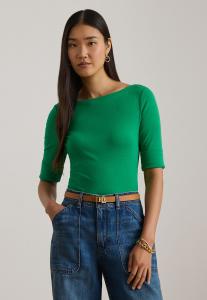 Футболка Lauren Ralph Lauren STRETCH COTTON BOATNECK TEE, Green