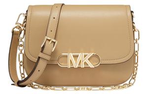 Сумка PARKER из натуральной кожи, средняя, женская, верблюжья, через плечо, кросс-боди MICHAEL KORS