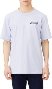 Футболка LACOSTE Футболка Lacoste Golf с принтом на спине, сухая, мужская, светло-синий