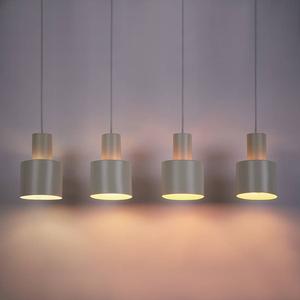 Подвесной светильник BUTLERS ISAK, утюг - 4 пламени - кремовый