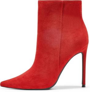 Женские ботильоны Elisabet Tang на высоком каблуке, сексуальные с заостренным носком, 10 см шпилька, модные ботильоны на молнии с боковой застежкой, вечерние ботинки для платья и вечеринки