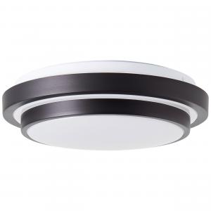 Светодиодный потолочный светильник 34,5/9,5 см Brilliant, опал/черный