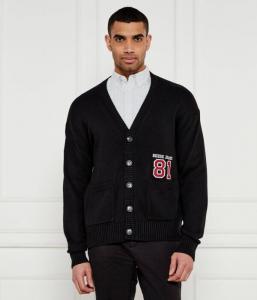 Кардиган мужской Guess Jeans на пуговицах с карманами, черный