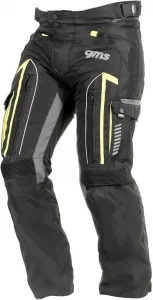 Текстильные мотоциклетные брюки GMS Everest, черно-желтые, размер M, Black/Yellow