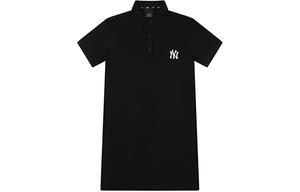 MLB Женское черное платье с коротким рукавом