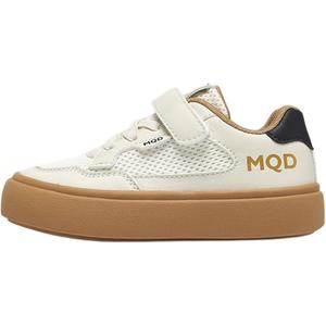 Нескользящие, износостойкие, дышащие низкие кроссовки для скейтбординга для детей MQD, бежевый/черный