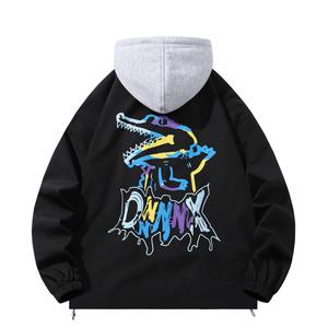 Куртка унисекс Dnnnnx, абрикосовая (с капюшоном)