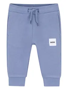 Брюки с кулиской и логотипом Boss Kidswear, синий