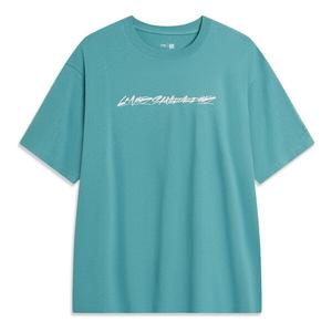 Футболка x og_slick skateboarding graphic t-shirt 'teal' Li-Ning, мультиколор