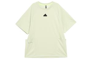 Футболка унисекс лен зеленый Adidas, зеленый