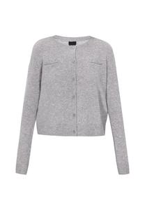 Вязаный кардиган DreiMaster Klassik, Mottled Grey