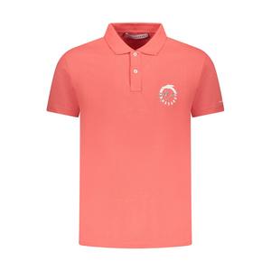 Мужская рубашка поло из розового хлопка Trussardi