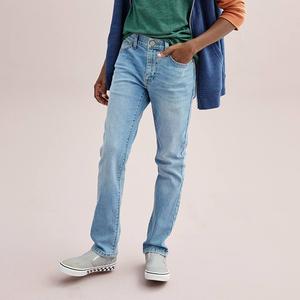 Джинсы прямого кроя Flexwear Sonoma Goods For Life для мальчиков 8–20 лет обычных и хаски размеров, цвет Med Light Wash