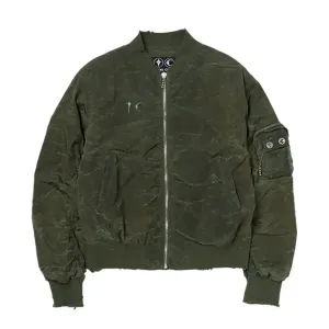 Куртка-бомбер Charlie THUG CLUB, зеленый