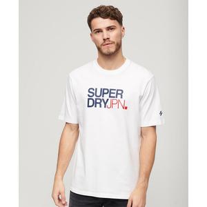 Футболка с коротким рукавом Superdry Sportswear Logo Loose, белый