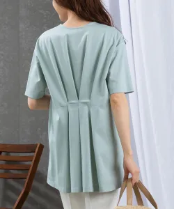 Футболка с УФ-охлаждением и складками на спине Studio Picone, цвет Light Green(058)