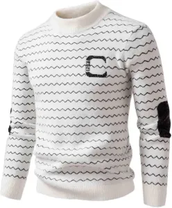 Мужской свитер 1/4 Zip Pullover легкий с длинными рукавами