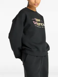 Толстовка с логотипом New Balance, черный