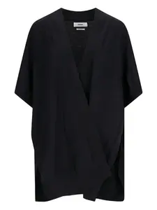 Шерстяной кейп Hallie Notshy, черный