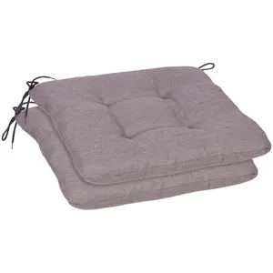 Подушки для сидения Carina, комплект из 2 шт., 38x38 см Go-De, серо-коричневый