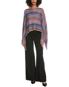 Пончо Миссони Missoni, розовый