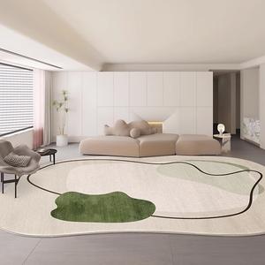 Saipos Ковер 140×200 см из искусственной шерсти для гостиной, нестандартная форма, устойчивый к загрязнениям, в стиле индастриал