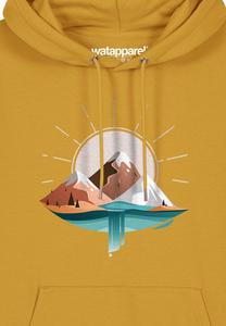 Толстовка с капюшоном SUNRISE LAKE watapparel, горчично-желтый
