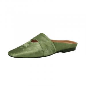 Мюли женские с закрытым носком женские Echo&Yolo, зеленый