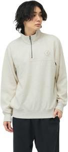 Мужская толстовка Converse Chenille с застежкой-молнией до середины груди, овсяный