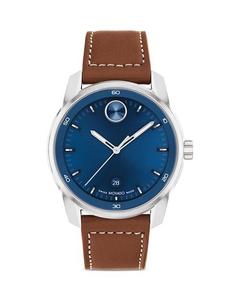 Часы Bold Verso из нержавеющей стали, 42 мм Movado, цвет Blue