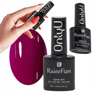 ФИОЛЕТОВЫЙ ГИБРИДНЫЙ ЛАК ДЛЯ НОГТЕЙ С ГЛЯНЦЕВЫМ УФ-ПОЛИРОВКОЙ OnlyU /L024