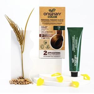 Профессиональный перманентный набор красок для волос 7-0 средне-русый Originary Color