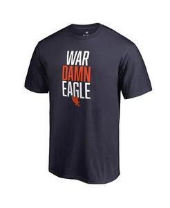 Мужская темно-синяя футболка Auburn Tigers Hometown Collection War Damn Eagle Fanatics