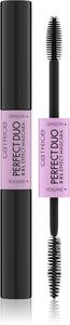 Тушь для ресниц Perfect duo xxl effect, придающая объем и удлиняющая ресницы «два в одном» Catrice, atspalvis black 8 мл