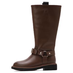 Сапоги женские до колена для электронного бизнеса BASTO, Brown