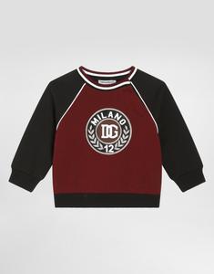 Свитшот с аппликациями и вышивкой DOLCE & GABBANA, мультиколор