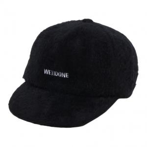 WE11DONE Кепка с вышитым логотипом, Black