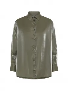 Рубашка Yvonne на пуговицах Cruna, зеленый