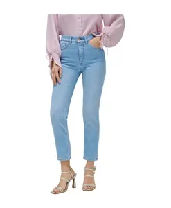 Узкие укороченные джинсы в стиле "вера" Salsa, синий