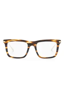 Очки GG14380 в квадратной оправе Gucci Eyewear, коричневый