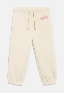 Спортивные брюки babygap с логотипом, свободного кроя, на резинке. Gap, Oatmeal Heather