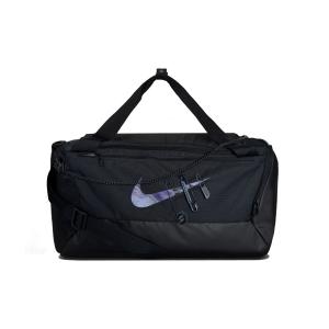 Сумка баскетбольная тканевая для кемпинга путешествий спортзала унисекс черно-фиолетовая Nike