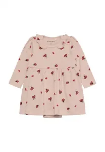 Футболка с коротким рукавом и длинным рукавом, с принтом по всей поверхности. Minymo, Peach Whip