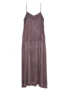 Макси-платье с V-образным вырезом Mes Demoiselles, фиолетовый