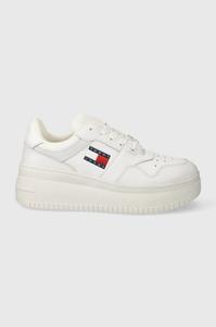 Кроссовки TJW RETRO BASKET FLATFORM ESS Tommy Jeans, белый