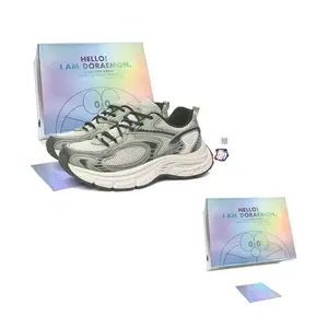 Doraemon Дораэмон Низкие массивные кроссовки унисекс Dragon Well Green Tea с носками в коробке, цвет Dragon Well Green Tea[Box]+Socks