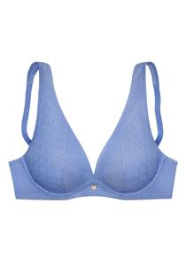 Треугольный бюстгальтер LASCANA, синий